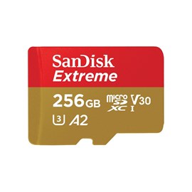 SANDISK EXTREME 256GB MICRO SD SDSQXA1-256G-GN6MN 160MB/S 