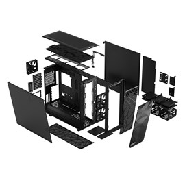Fractal Design Meshify 2 XL Temperli Mid Tower Siyah Oyuncu Kasası (FD-C-MES2X-01)
