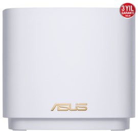 Asus ZenWifi Mini XD4-3 WIFI6 DualBand-Gaming-Ai Mesh-AiProtection-VPN-Kablosuz Ağ Dağıtım Mesh Sistemi (Beyaz Üçlü Paket)