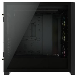 Corsair iCUE 4000X RGB CC-9020133-EU CX750F RGB 750W 80 Plus Bronze USB 3.1 Temperli Cam Siyah E-ATX Mid-Tower Kasa