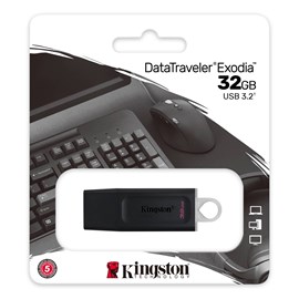 Kingston Data Traveler Exodia DTX/32GB 32GB USB 3.2 Gen 1 Flash Bellek
