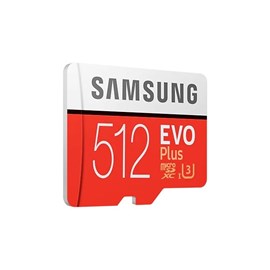 Samsung Evo Plus MB-MC512HA/EU 512 GB MicroSDXC Class 10 UHS-I Hafıza Kartı + Adaptör 