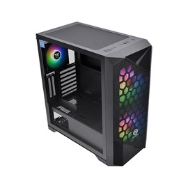 THERMALTAKE Commander G33 ARGB Tempered Glass 750W 80+ USB 3.0 Mid Tower Kasa CA-3P3-75M1WE-00