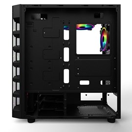 PowerBoost X59RGB USB 3.0 Tempered Glass 4 x RGB Fanlı Gaming Kasa (PSU Yok) JBST-X59RGB