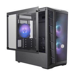 CM MasterBox MB311L 600W RGB 3x120mm Fanlı Tempered Glass pencereli Mesh ön Panel MicroATX Kasa