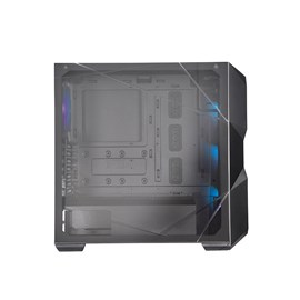 CM MasterBox TD500 Siyah ARGB 4x120mm Fanlı, Tempered Glass, Kristal Mesh Ön panelli MidTower Kasa