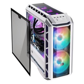 Cooler Master MasterCase H500P Mesh White TG USB 3.2 Mid Tower Kasa MCM-H500P-WGNN-S01