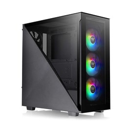 Thermaltake Divider 300 TG Siyah 3x120mm ARGB Fanlı 2xTempered Glass ATX Mid Tower Kasa