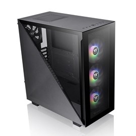 Thermaltake Divider 300 TG Siyah 3x120mm ARGB Fanlı 2xTempered Glass ATX Mid Tower Kasa