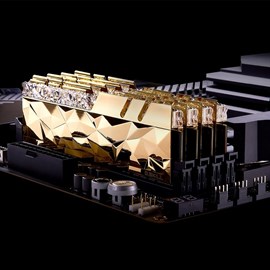 GSKILL F4-3600C14D-32GTEGA 32GB (2x16GB) Trident Z Royal Elite Gold RGB 3600Mhz CL14 DDR4 Dual Kit Ram