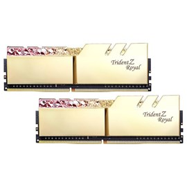 GSKILL F4-3600C14D-32GTRGA Trident Z Royal Gold RGB 32GB (2X16GB) DDR4 3600Mhz CL14 Ram