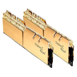GSKILL F4-3600C18D-32GTRG 32GB (2X16GB) Trident Z Royal Gold RGB DDR4 3600Mhz CL18 Dual Ram