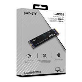 PNY CS2130 M280CS2130-500-RB 500GB 3500/925MB/s PCIe NVMe M.2 SSD Disk