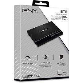 PNY 2tb CS900 SSD7CS900-2TB-RB 550-530MB/S SSD Sata-3 Disk