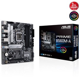 Asus Prime B560M-A Intel B560 5000 MHz (OC) DDR4 Soket 1200 mATX Anakart