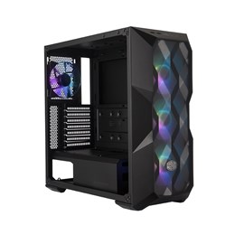 Cooler Master MasterBox TD500 TG Siyah 650W 80+ Bronze PSU'lu Mid Tower KASA