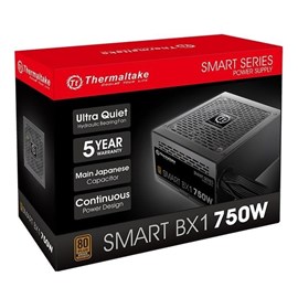 Thermaltake Smart Serisi BX1 750W 80+ Bronze PSU PS-SPD-0750NNSABE-1