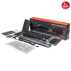Asus ROG Claymore II Aura Sync RGB ROG RX Red Kablolu/Kablosuz Switch Mekanik Q Türkçe Oyuncu Klavye