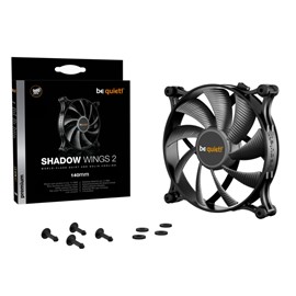 Be Quiet! Shadow Wings 140mm Kasa Fanı 3Pin Siyah - BL086