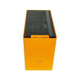 CM MasterBox NR200P Turuncu Tempered Glass Mini-ITX, SFX PSU Destekli Bilgisayar Kasası MCB-NR200P-OCNN-S00