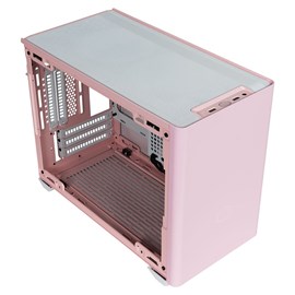 CM MasterBox NR200P Pembe Tempered Glass Mini-ITX, SFX PSU Destekli Bilgisayar Kasası MCB-NR200P-QCNN-S00