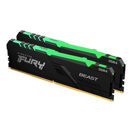 Kingston Fury Beast RGB KF432C16BBAK2/16 16 GB (2x8) DDR4 3200 MHz CL16 Ram