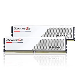 GSKILL F5-5200U4040A16GX2-RS5W Ripjaws S5 Beyaz DDR5-5200Mhz CL40 32GB (2X16GB) DUAL (40-40-40-76) 1.1V