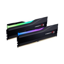 GSKILL F5-6000U3636E16GX2-TZ5RK Trident Z5 RGB Siyah DDR5-6000Mhz CL36 32GB (2X16GB) DUAL (36-36-36-76) 1.3V