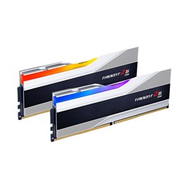GSKILL F5-6000U4040E16GX2-TZ5RS Trident Z5 RGB Silver DDR5-6000Mhz CL40 32GB (2X16GB) DUAL (40-40-40-76) 1.3V
