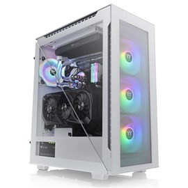 Thermaltake CA-1T4-00M6WN-01Divider 500 TG Beyaz 4x120mm ARGB Fanlı ATX Mid Tower Oyuncu Kasası