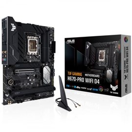 Asus TUF Gaming H670-PRO WIFI D4 Intel H670 Soket 1700 DDR4 5333(OC)MHz ATX Anakart
