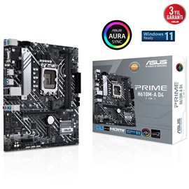 Asus Prime H610M-A D4-CSM Intel H610 3200 MHz DDR4 Soket 1700 mATX Anakart