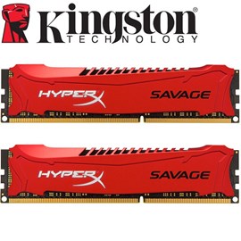 HyperX HX324C11SRK2/8 Savage Red 8GB (2x4GB) DDR3 2400MHz CL11 XMP Dual Kit