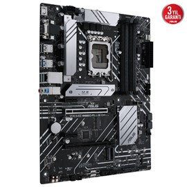 Asus Prime B660-Plus D4 Intel B660 Soket 1700 DDR4 5066(OC)MHz ATX Anakart 