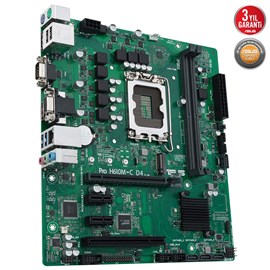 Asus Pro H610M-C D4-CSM Intel H610 3200 MHz DDR4 Soket 1700 mATX Anakart