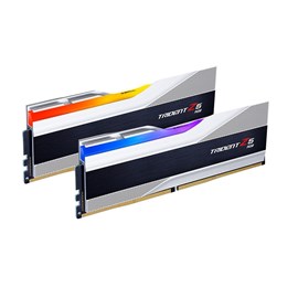 GSKILL Trident Z5 RGB Silver F5-6000J3040F16GX2-TZ5RS DDR5-6000Mhz CL30 32GB (2x16GB) DUAL (30-40-40-96) 1.35V