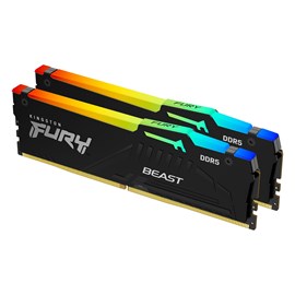 Kingston Fury Beast RGB 32GB(2*16GB) DDR5 5200Mhz KF552C40BBAK2-32 CL40 Ram