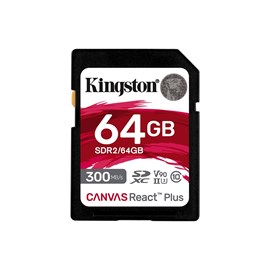 Kingston Canvas React Plus SDR2/64GB SDXC UHS-II 64GB SD Hafıza Kartı