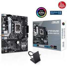 ASUS PRIME H610M-A WIFI D4 Intel H610 LGA1700 DDR4 3200 Mhz mATX Anakart