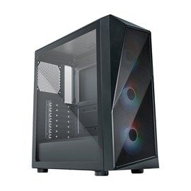 Cooler Master MidTower Kasa P520 TG ARGB 3x120mm Fanlı CP520-KGNN-S00