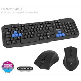 FRISBY FK-WG54QU Kablosuz Klavye Mouse Seti