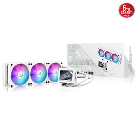 ASUS ROG RYUJIN III 360 ARGB EXTREME SIVI SOĞUTUCU, ARGB FANLAR, 3.5 LCD DONANIM TAKİBİ VE ÖZEL GIFLER - BEYAZ 6 YIL GARANTİ
