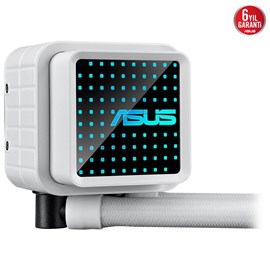 ASUS PRIME LC 360 ARGB SIVI SOĞUTUCUARGB FANLAR VE AURA AYDINLATMA BEYAZ 6 YIL GARANTİ
