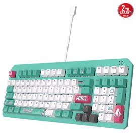 ASUS TUF Gaming K3 Gen II Hatsune Miku Edition Optik Mekanik RED SWITCH/PBT/TR Kablolu Gaming Klavye