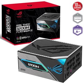 ASUS ROG THOR 1200W PLATINUM III 80 PLUS ATX 3.1 MANYETİK OLED EKRAN, 10 YIL GARANTİ