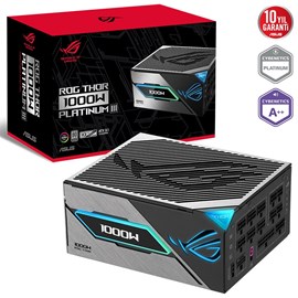 ASUS ROG THOR 1000W PLATINUM III 80 PLUS ATX 3.1 AKILLI VOLTAJ DÜZENLEYİCİ, MANYETİK OLED EKRAN, 10 YIL GARANTİ