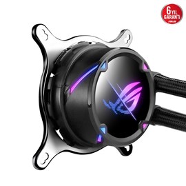 ASUS ROG STRIX LC II 280 ARGB AURA SYNC RGB DUAL ROG 140MM*2 ADRESLENEBİLİR RGB FAN CPU SIVI SOĞUTUCUSU 6 YIL GARANTİ V2