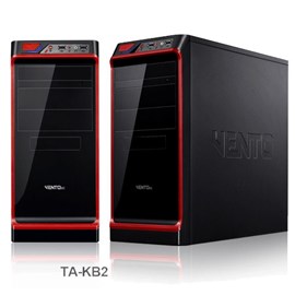 Vento TA-KB2 400W FSP Siyah-Kırmızı ATX Kasa