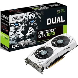 Asus DUAL-GTX1060-O3G OC GTX 1060 3GB GDDR5 192Bit 16x