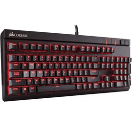 Corsair CH-9000088-EU STRAFE RED LED Işıklı Mekanik Q ENG Gaming Klavye Cherry MX Red